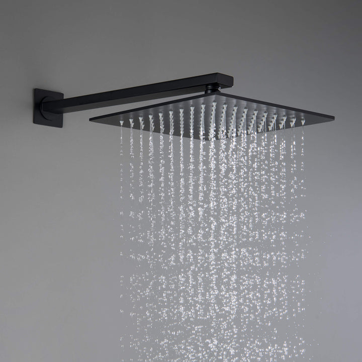 Quadra 2-Function Thermostatic Wall Mount Shower System with Rough-In Valve