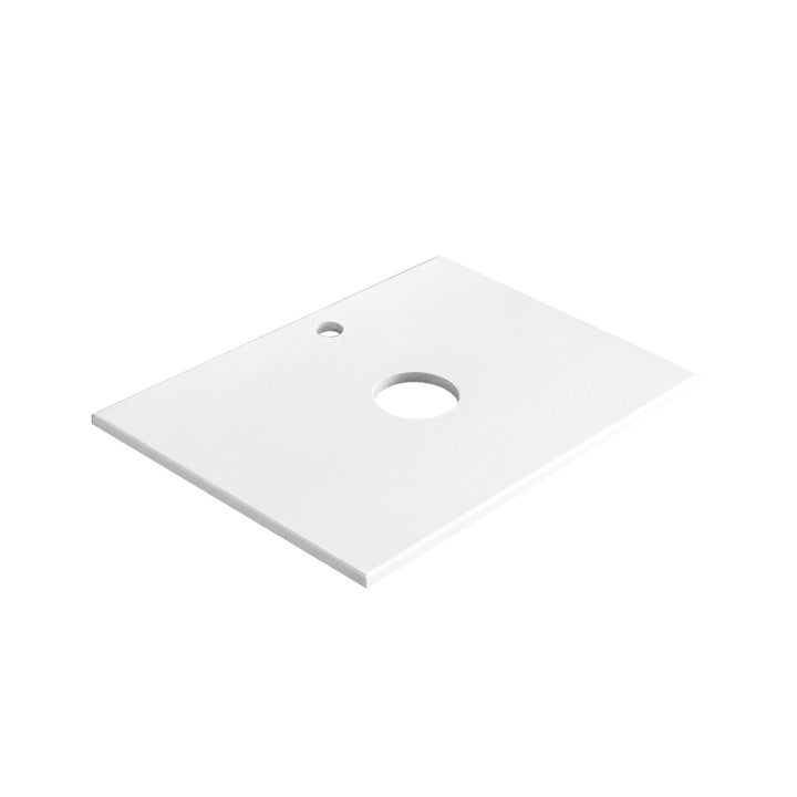 Phoenix Stone Vanity Top in White | ANVE Kitchen &amp; Bath
