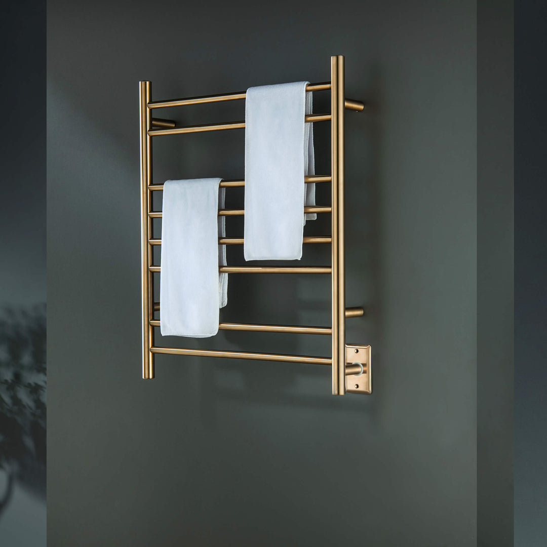 24" x 30-1/4" ETL Hardwired/Plug-In Wall-Mounted Stainless Steel Towel Warmer