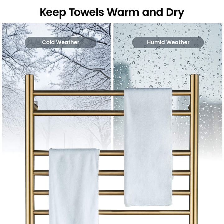 24" x 30-1/4" ETL Hardwired/Plug-In Wall-Mounted Stainless Steel Towel Warmer