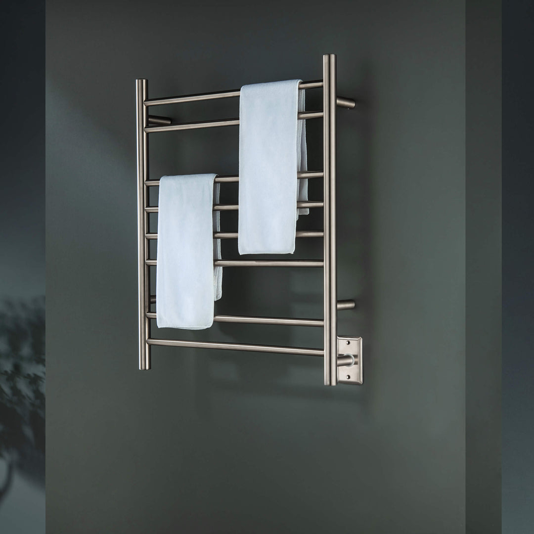24" x 30-1/4" ETL Hardwired/Plug-In Wall-Mounted Stainless Steel Towel Warmer