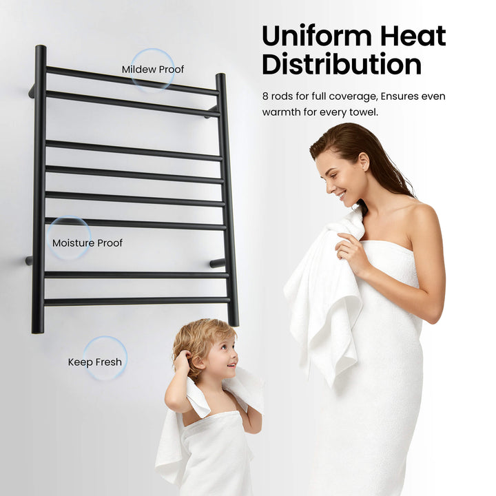 24" x 30-1/4" ETL Hardwired/Plug-In Wall-Mounted Stainless Steel Towel Warmer