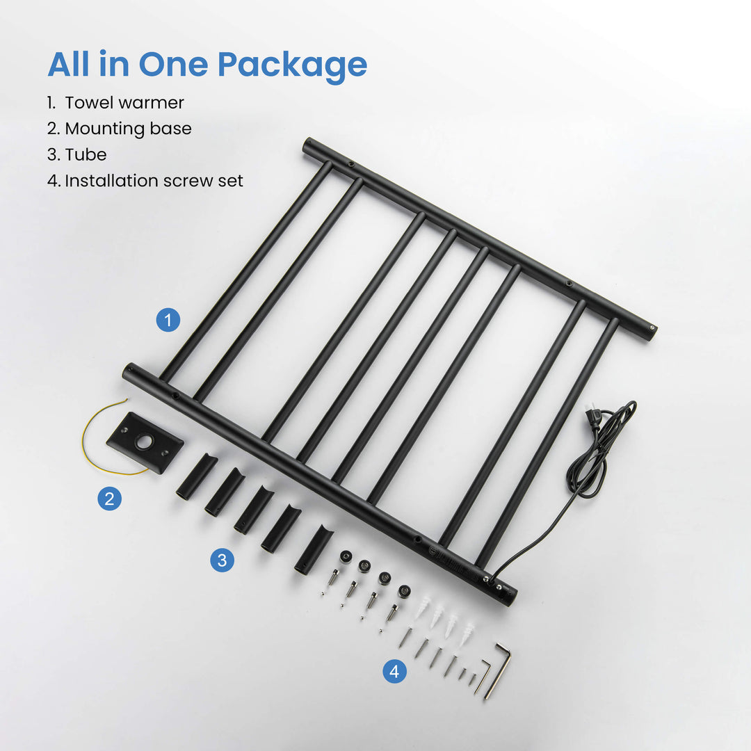 24" x 30-1/4" ETL Hardwired/Plug-In Wall-Mounted Stainless Steel Towel Warmer