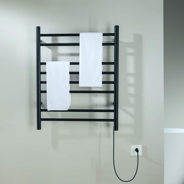 24" x 30-1/4" ETL Hardwired/Plug-In Wall-Mounted Stainless Steel Towel Warmer