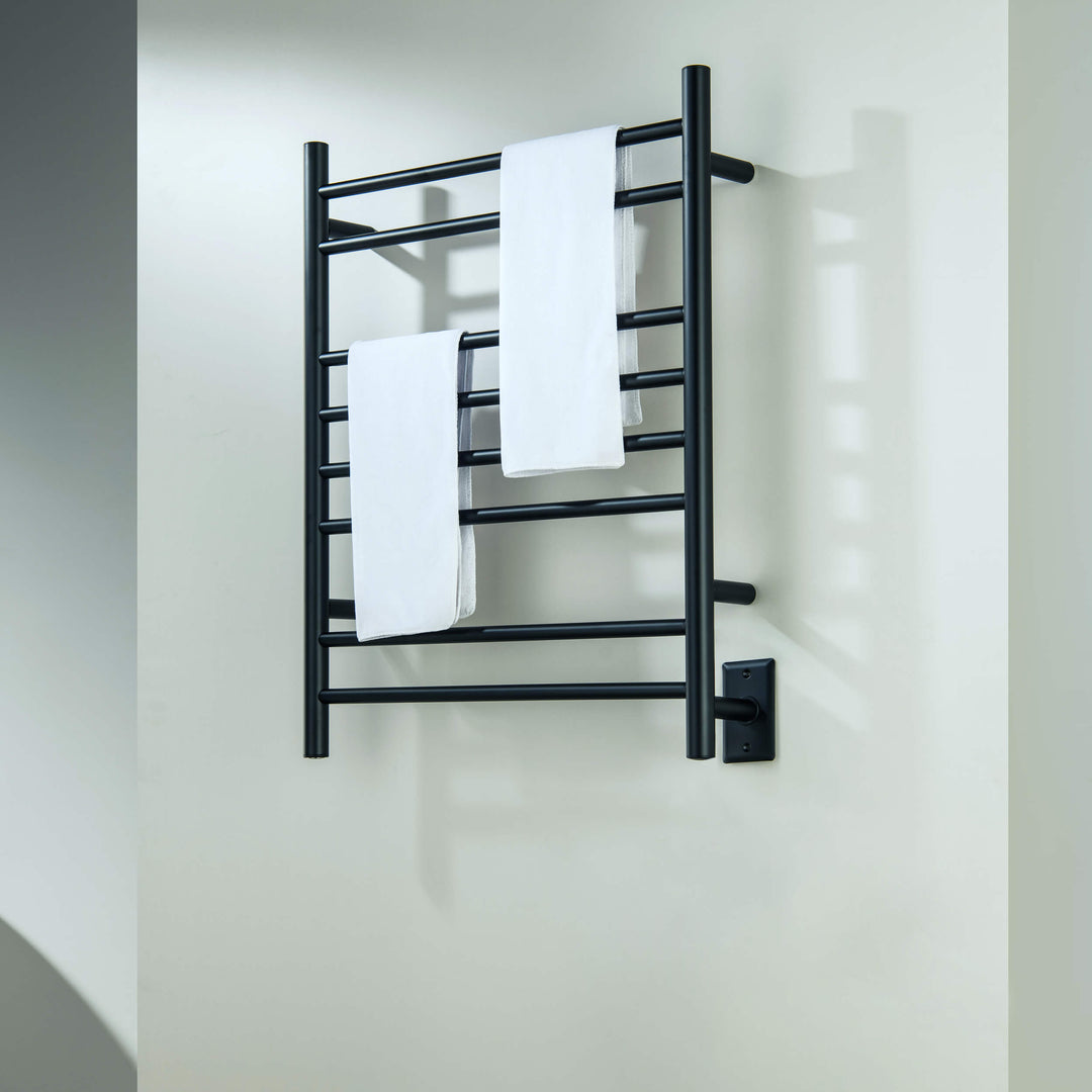 24" x 30-1/4" ETL Hardwired/Plug-In Wall-Mounted Stainless Steel Towel Warmer