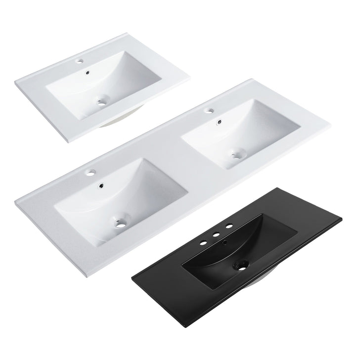 Top-Mount Ceramic Basin | ANVE Kitchen &amp; Bath
