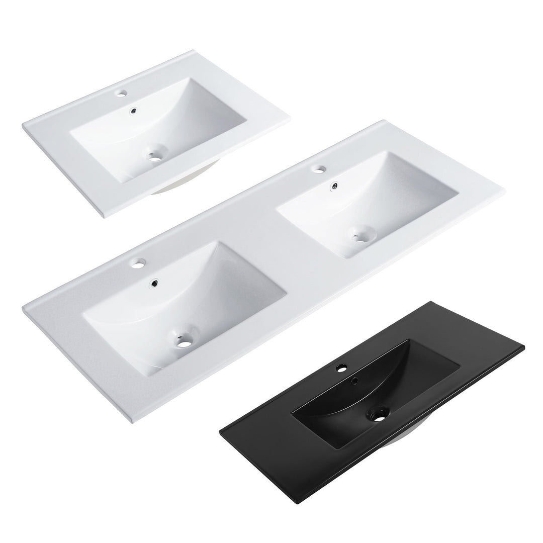 Top-Mount Ceramic Basin