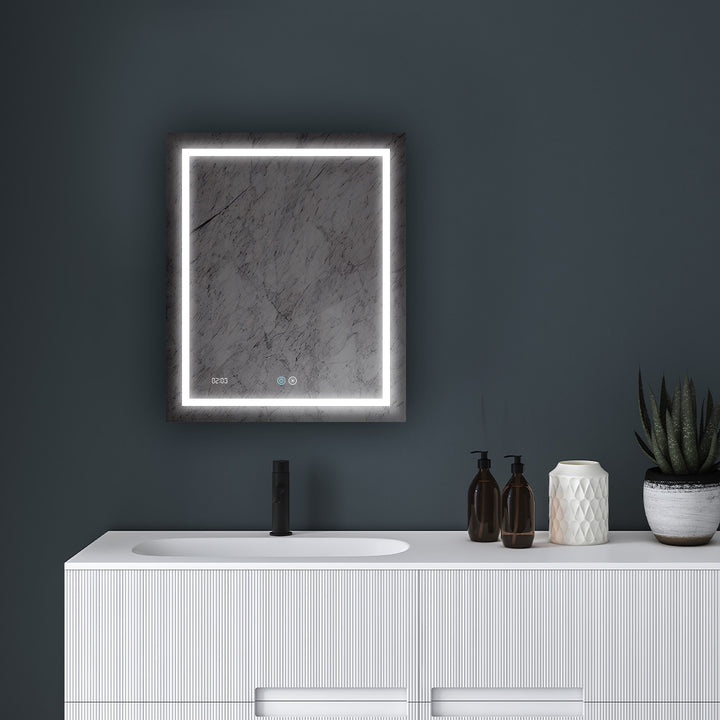 Daytona 24" x 30" LED Bathroom Mirror, Anti-Fog