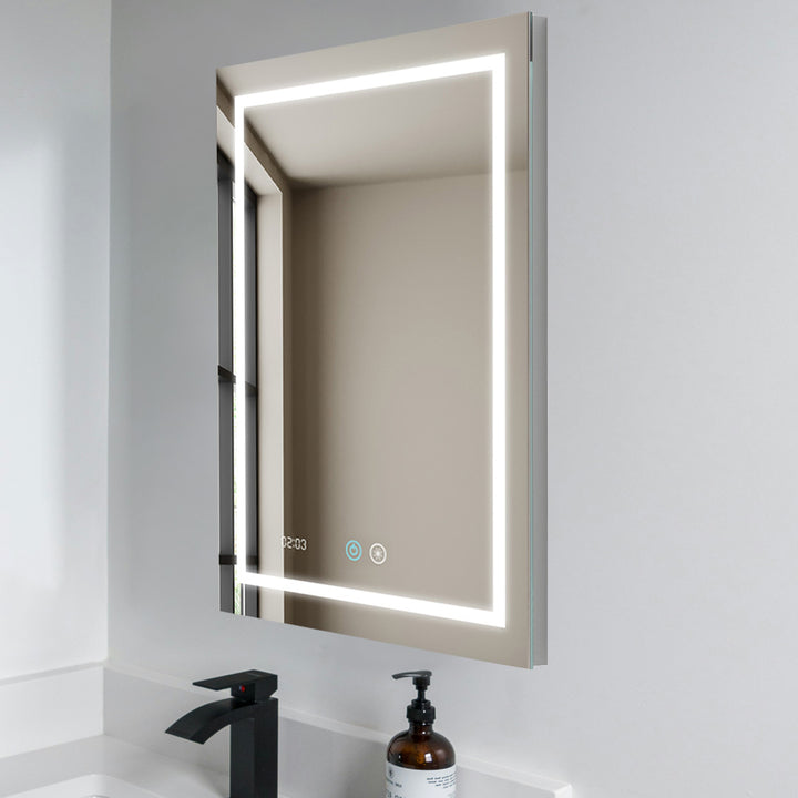 Daytona 24" x 36" LED Bathroom Mirror, Anti-Fog | ANVE Kitchen &amp; Bath