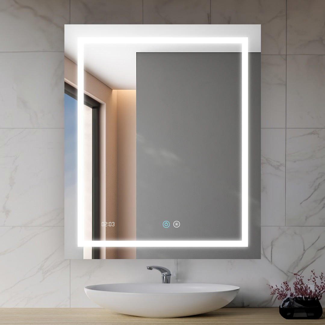 Daytona 30" x 36" LED Bathroom Mirror, Anti-Fog