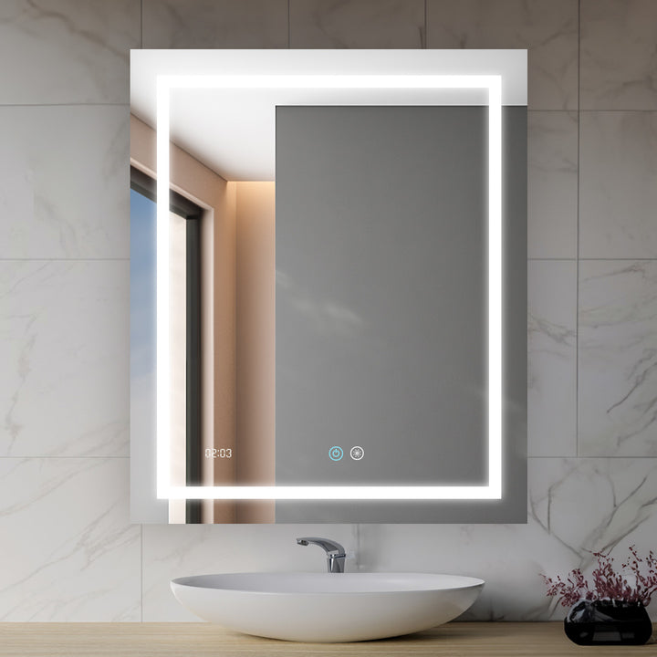 Daytona 30" x 36" LED Bathroom Mirror, Anti-Fog
