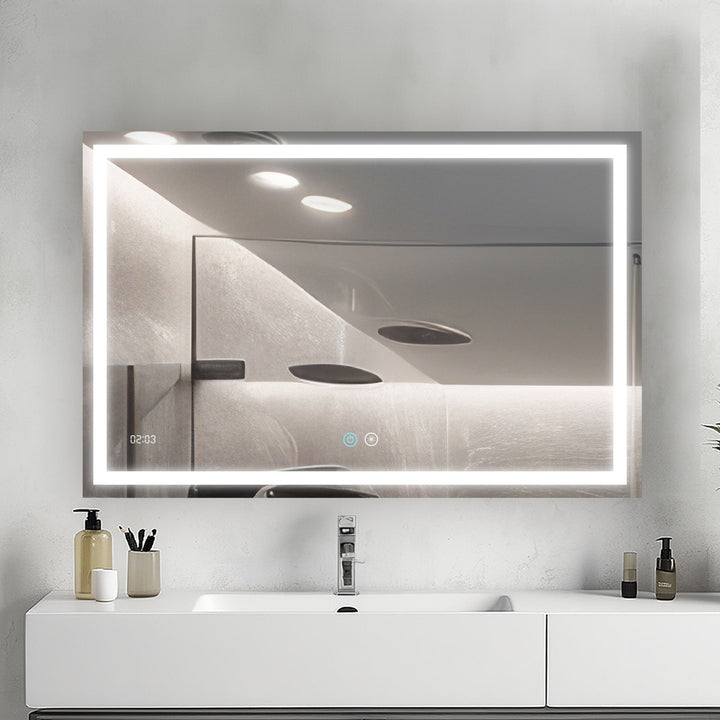 Daytona 40" x 30" LED Bathroom Mirror, Anti-Fog