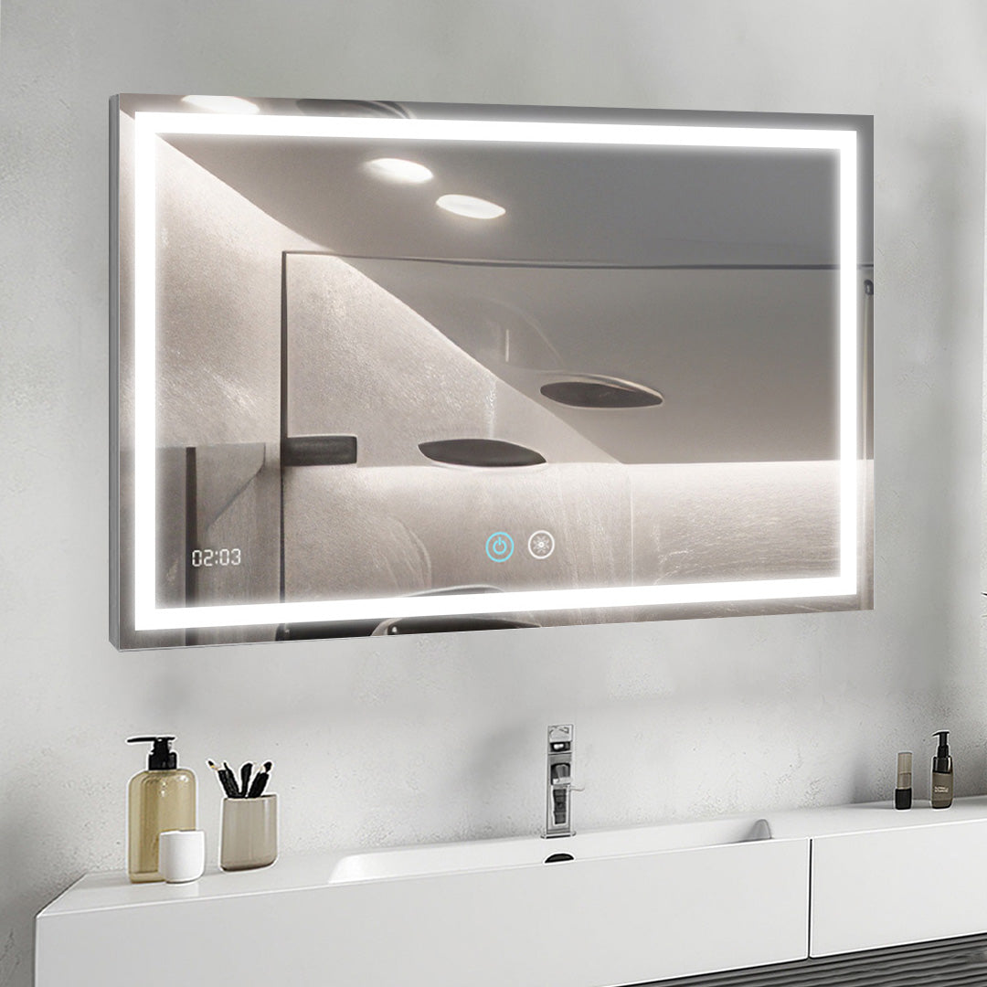 Daytona 40" x 30" LED Bathroom Mirror, Anti-Fog | ANVE Kitchen & Bath