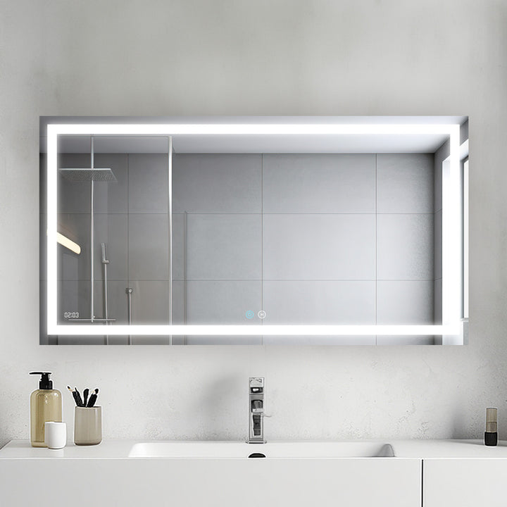 Daytona 48" x 30" LED Bathroom Mirror, Anti-Fog