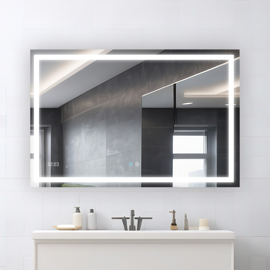 Daytona 48" x 36" LED Bathroom Mirror, Anti-Fog