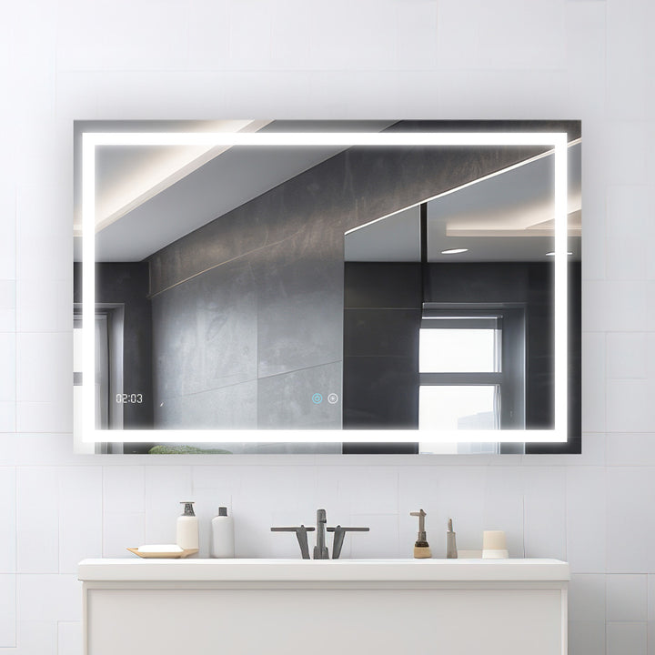 Daytona 48" x 36" LED Bathroom Mirror, Anti-Fog