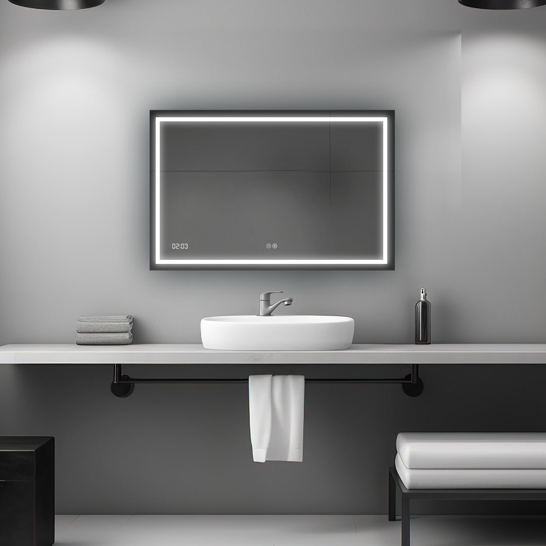 Daytona 48" x 36" LED Bathroom Mirror, Anti-Fog