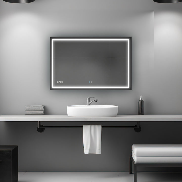 Daytona 48" x 36" LED Bathroom Mirror, Anti-Fog