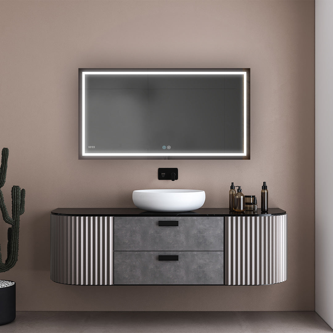 Daytona 60" x 30" LED Bathroom Mirror, Anti-Fog