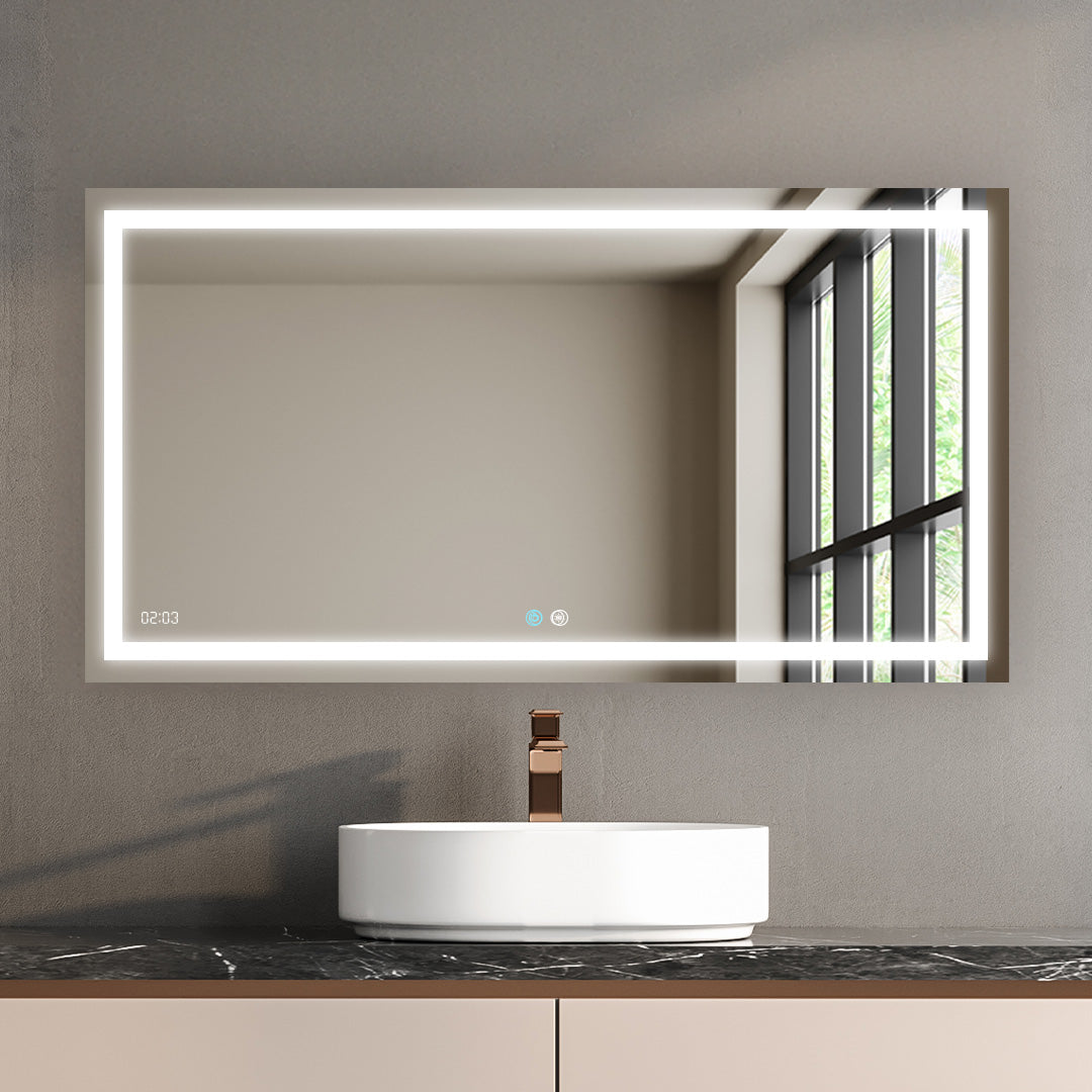 Daytona 60" x 36" LED Bathroom Mirror, Anti-Fog