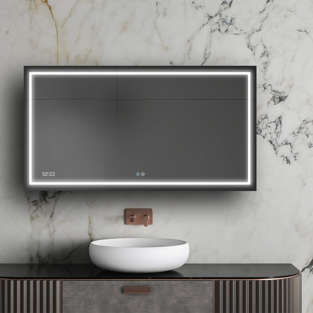 Daytona 60" x 36" LED Bathroom Mirror, Anti-Fog