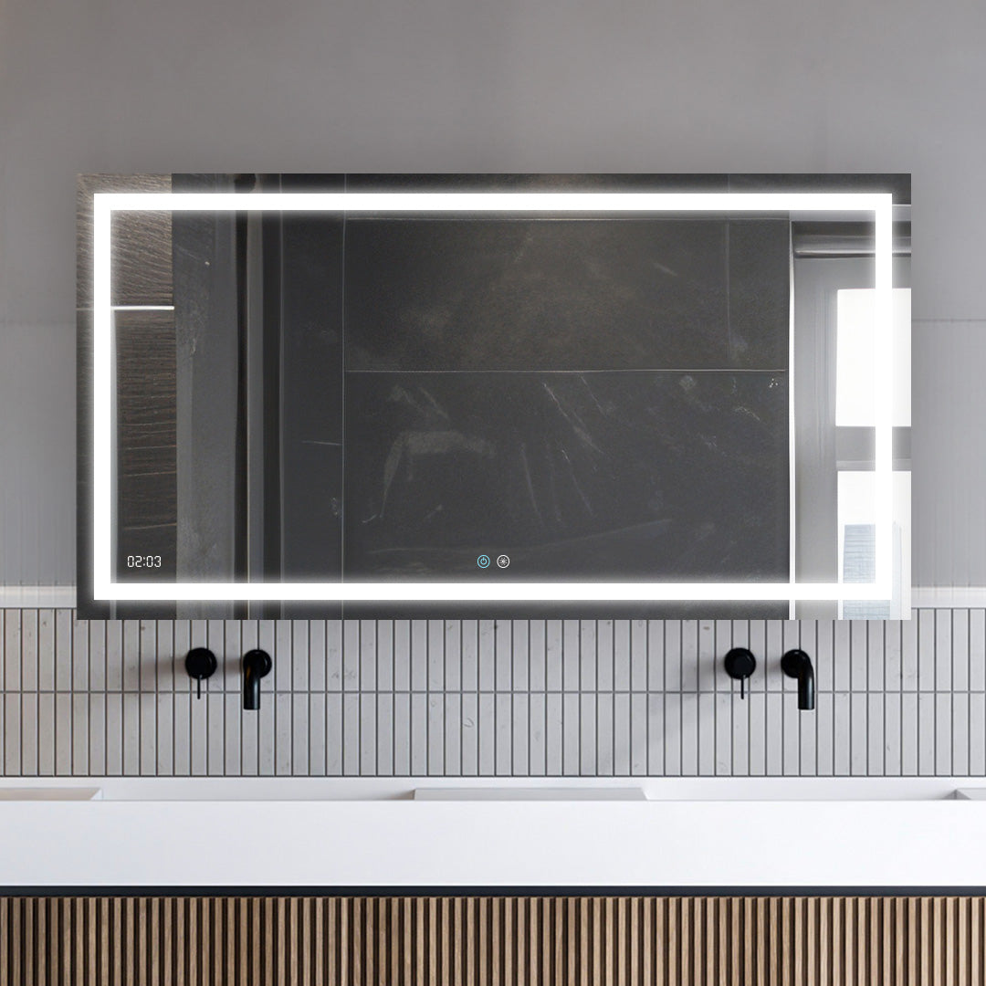Daytona 84" x 36" LED Bathroom Mirror, Anti-Fog