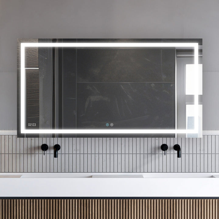 Daytona 84" x 36" LED Bathroom Mirror, Anti-Fog