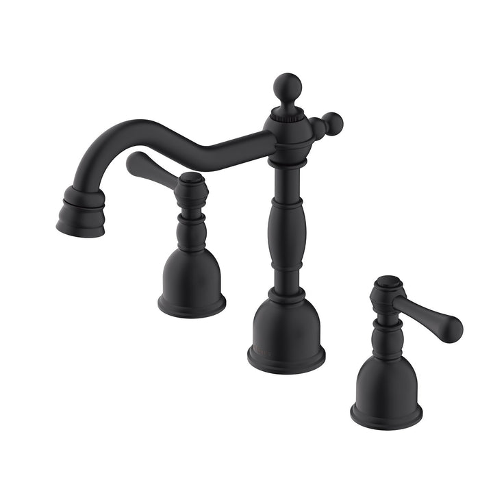 Opulence® Two Handle Widespread Bathroom Faucet with Metal Touch-Down Drain