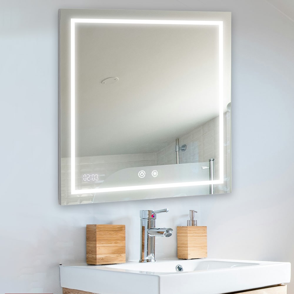Daytona 30" x 40" LED Bathroom Mirror, Anti-Fog | ANVE Kitchen & Bath