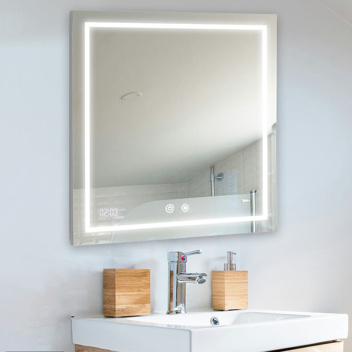 Daytona 30" x 40" LED Bathroom Mirror, Anti-Fog | ANVE Kitchen &amp; Bath