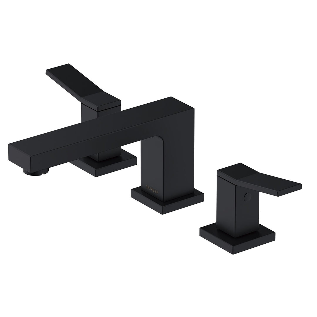 Avian® Two Handle Widespread Bathroom Faucet with Metal Touch-Down Drain