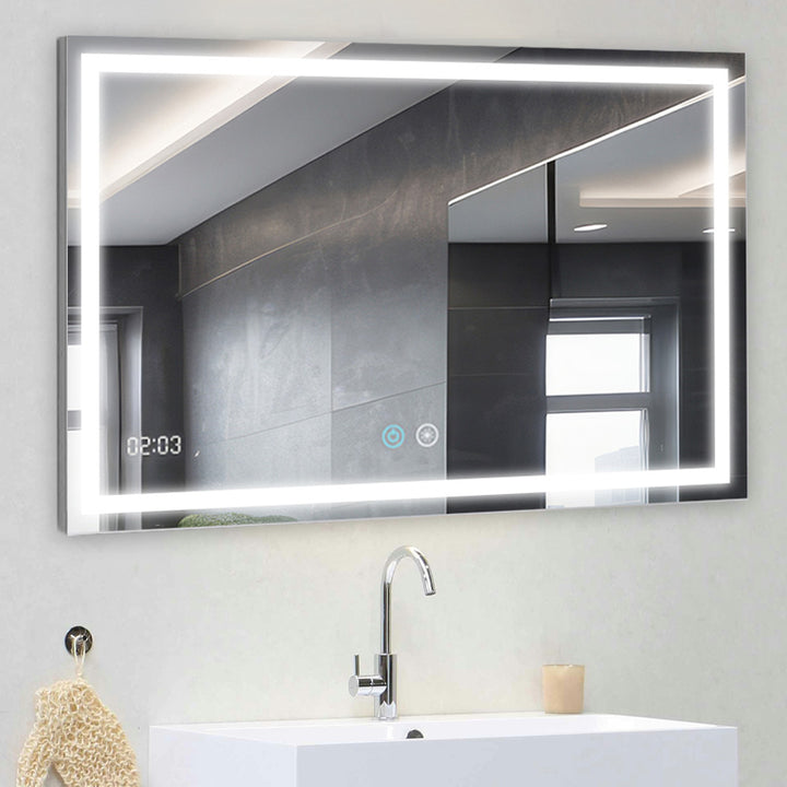 Daytona 48" x 36" LED Bathroom Mirror, Anti-Fog | ANVE Kitchen &amp; Bath