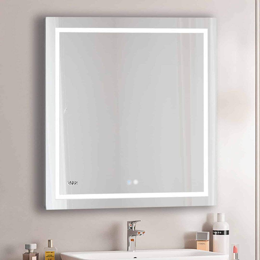 Daytona 36" x 36" LED Bathroom Mirror, Anti-Fog | ANVE Kitchen &amp; Bath