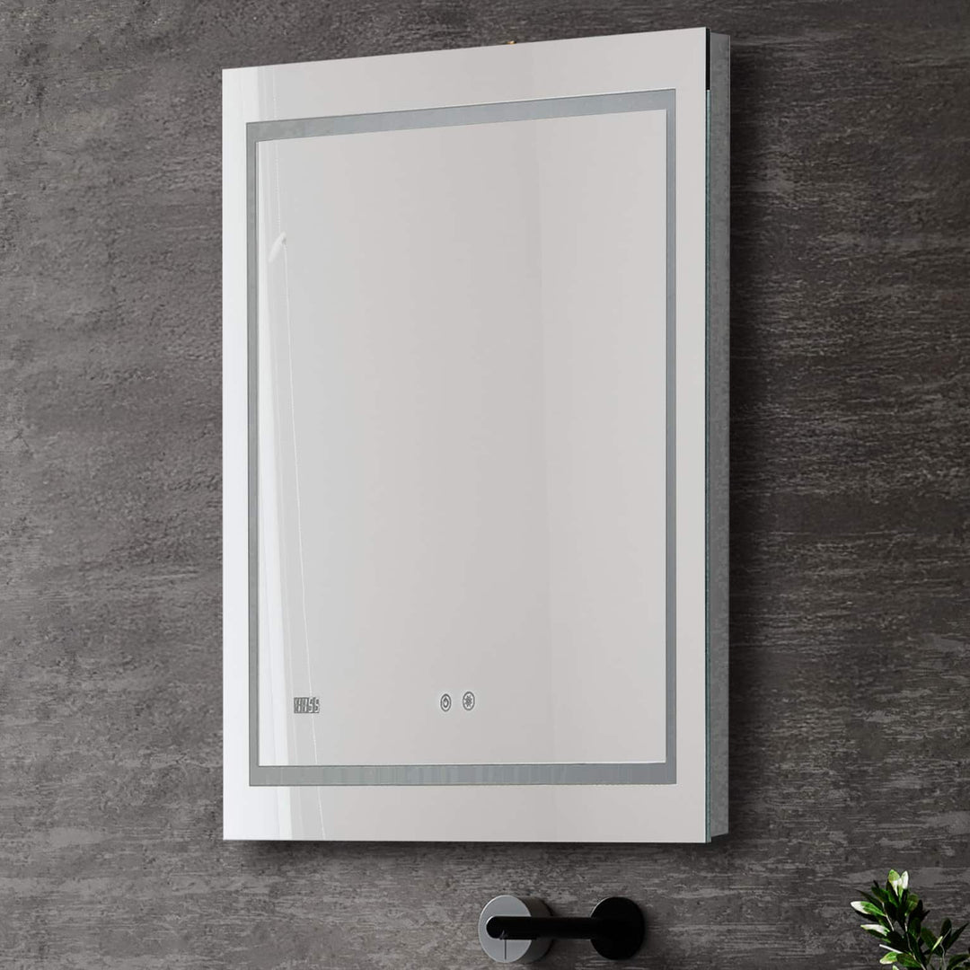 Daytona 24" x 30" LED Bathroom Mirror, Anti-Fog | ANVE Kitchen &amp; Bath