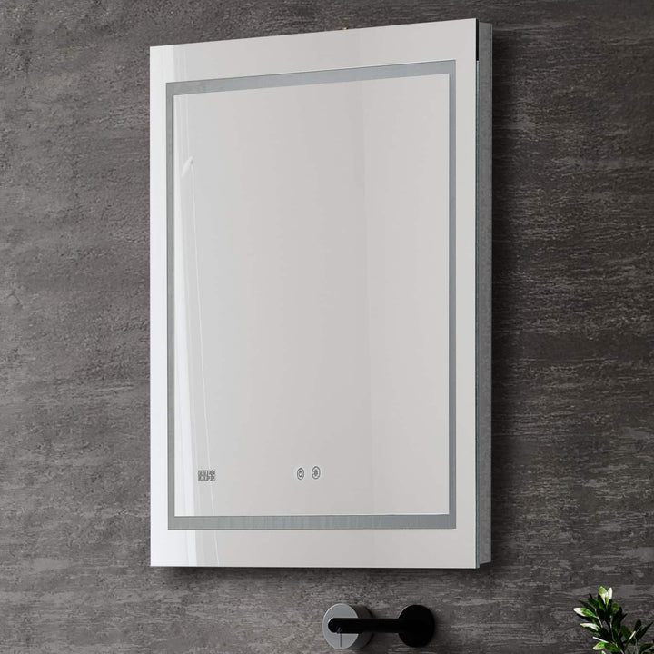 Daytona 24" x 30" LED Bathroom Mirror, Anti-Fog | ANVE Kitchen &amp; Bath