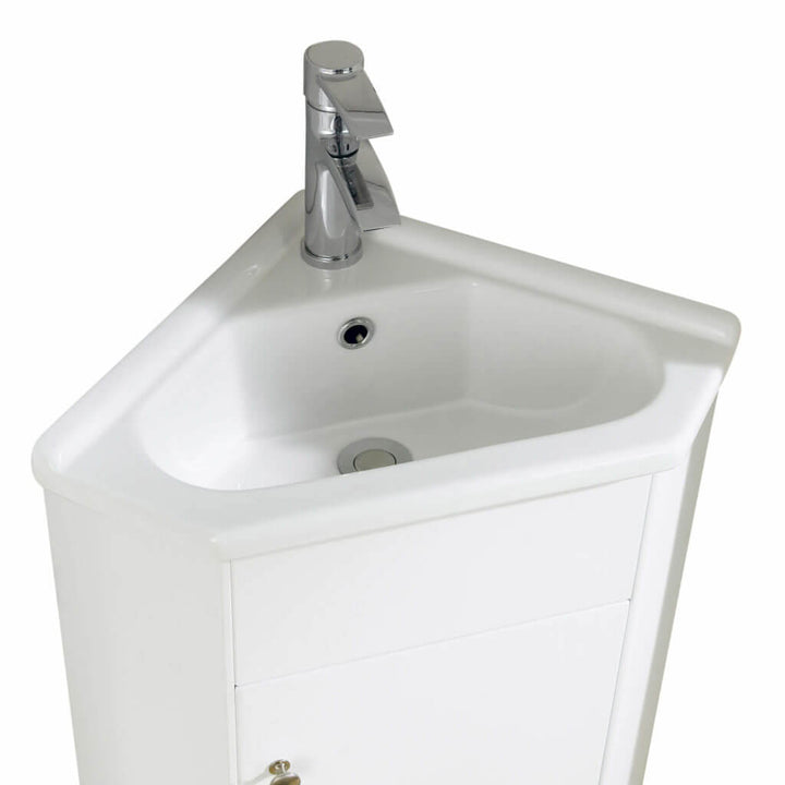 Englewood 22" Corner Bathroom Vanity in Wenge