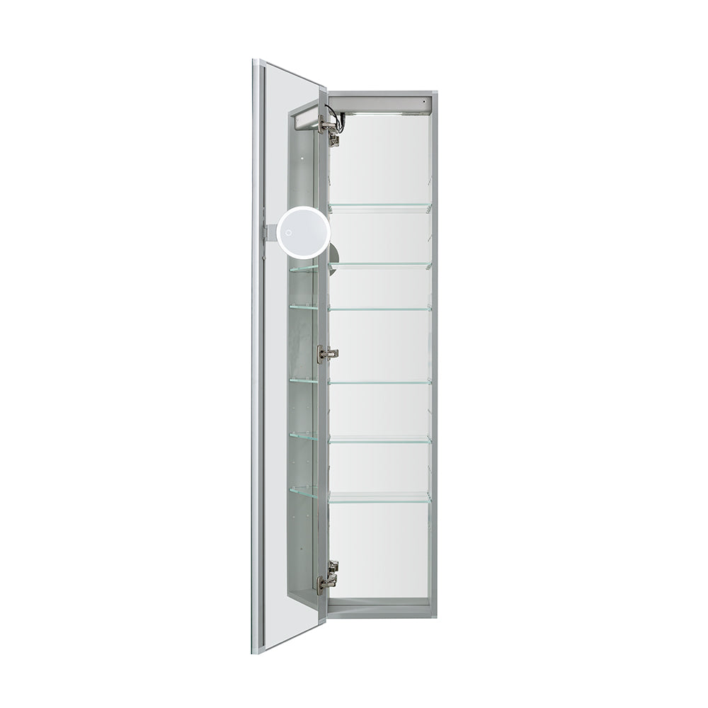 Edge Royale 15" x 70" Left Hinge LED Lighted Medicine Cabinet