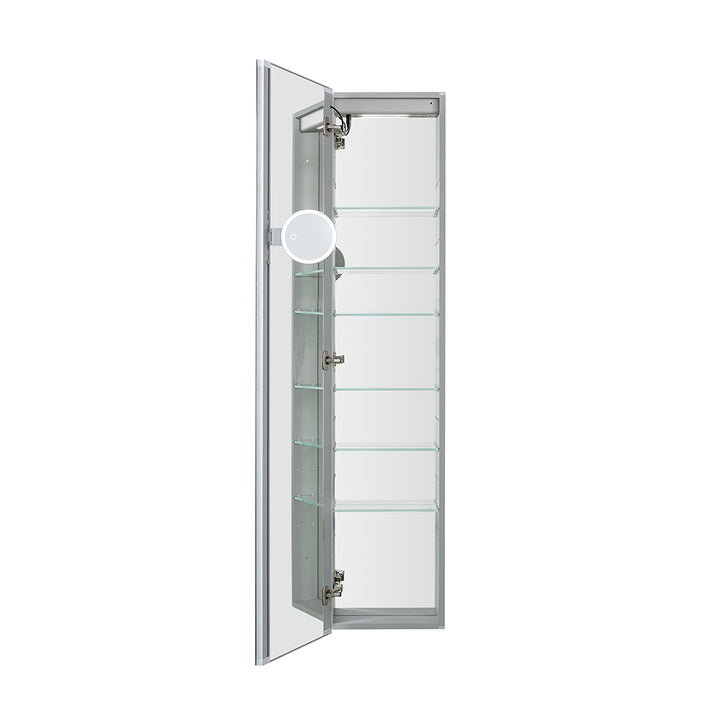 Edge Royale 15" x 70" Left Hinge LED Lighted Medicine Cabinet