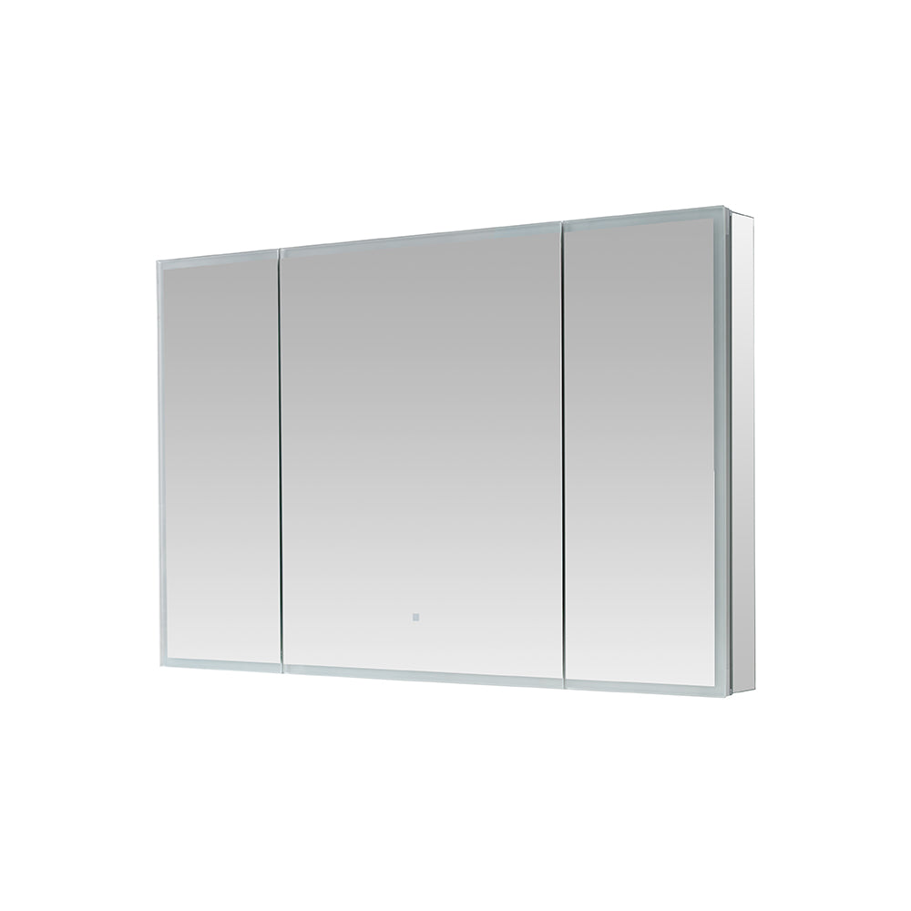 Edge Royale 48" x 32" LED Lighted Triple Door Medicine Cabinet