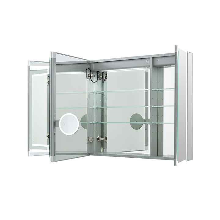 Edge Royale 48" x 32" LED Lighted Triple Door Medicine Cabinet
