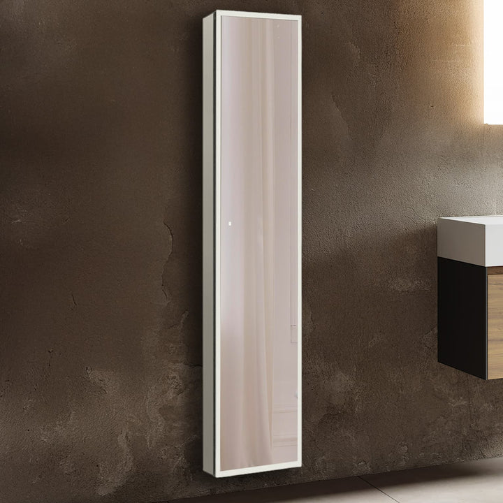 Edge Royale 15" x 70" Right Hinge LED Lighted Medicine Cabinet | ANVE Kitchen &amp; Bath