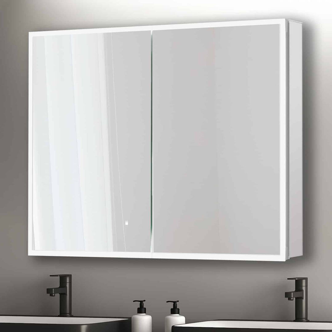 Edge Royale 48" x 32" LED Lighted Medicine Cabinet | ANVE Kitchen &amp; Bath