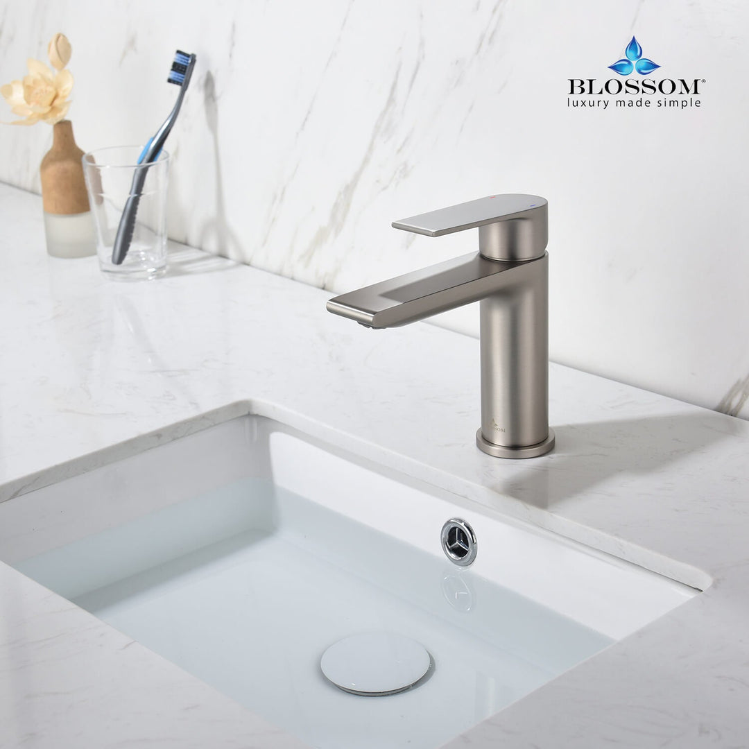 Single-Handle Single-Hole Bathroom Faucet in 102