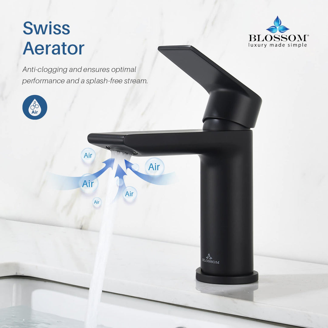 Single-Handle Single-Hole Bathroom Faucet in 102