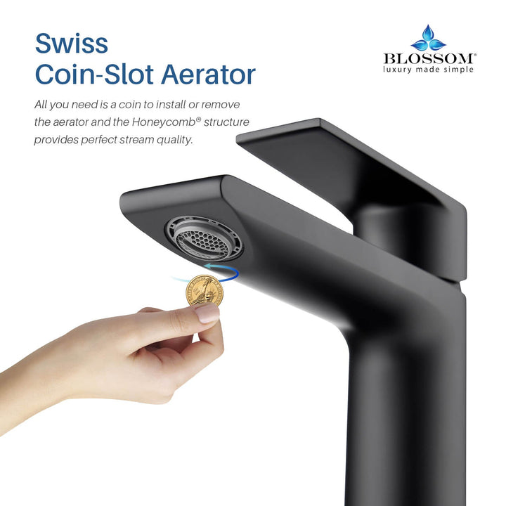 Single-Handle Single-Hole Bathroom Faucet in 102