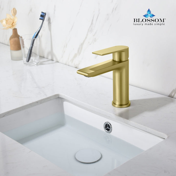Single-Handle Single-Hole Bathroom Faucet in 102