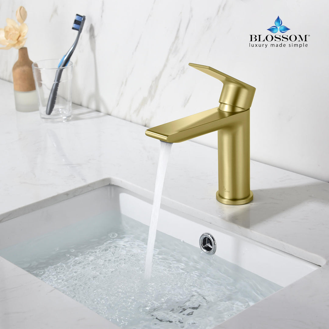 Single-Handle Single-Hole Bathroom Faucet in 102