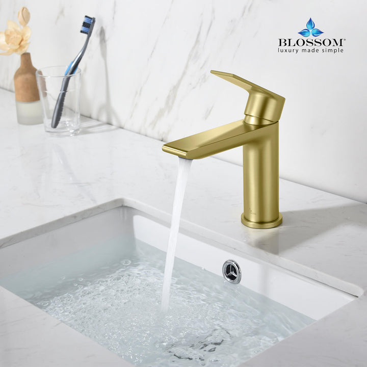 Single-Handle Single-Hole Bathroom Faucet in 102