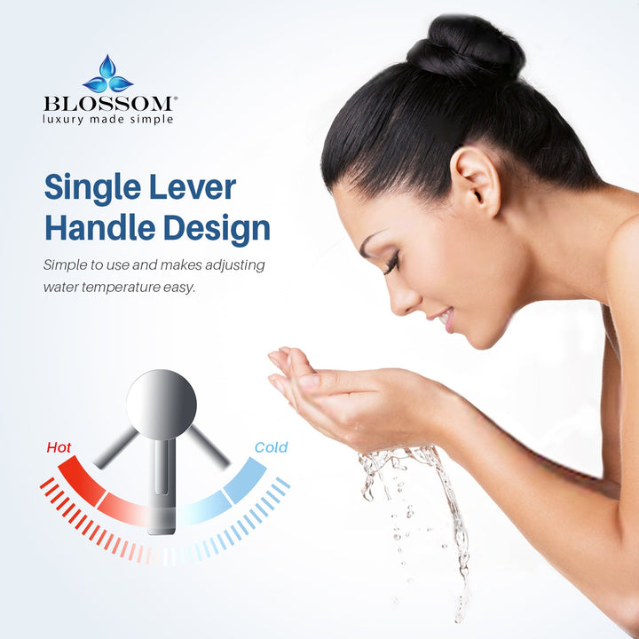 Single-Handle Single-Hole Bathroom Faucet in 116
