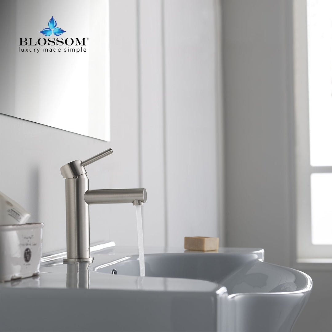 Single-Handle Single-Hole Bathroom Faucet in 116